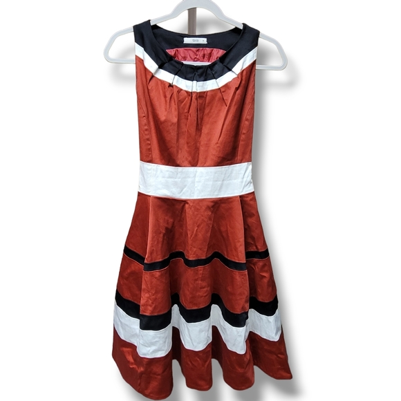 Prada Dresses & Skirts - PRADA Colorblock Pattern Knee-Length Dress, Size 38 (Small / 6)